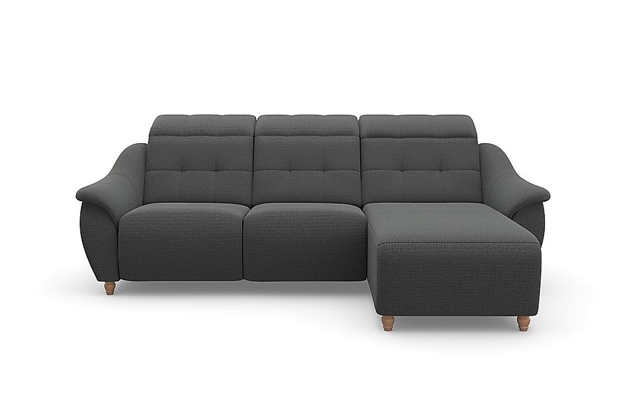 Home affaire Ecksofa »Boston L-Form«, (2 St.), Kopfteilverstellung an jeder günstig online kaufen