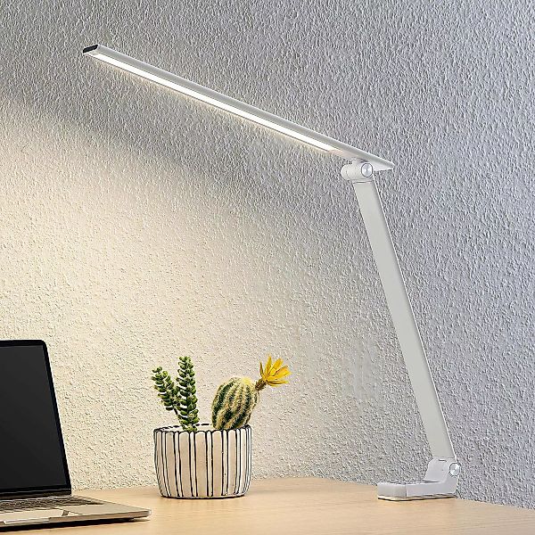 Prios Tamarin LED-Tischlampe, dimmbar, weiß günstig online kaufen