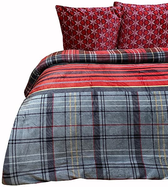 Visaggio Bettwäsche Winter Teddy Plüsch Bettbezug günstig online kaufen