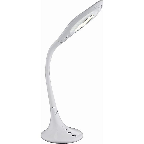 Globo LED-Tischleuchte PATTAYA Chrom Weiß günstig online kaufen