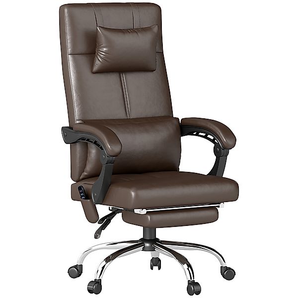 Vinsetto Bürostuhl mit Massagefunktion, Ergonomischer Chefsessel mit Heizun günstig online kaufen