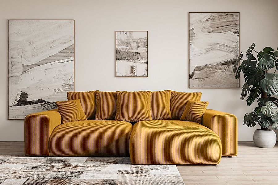 ALTDECOR Ecksofa ESKAR-L, Couch mit Schlaffunktion, günstig online kaufen