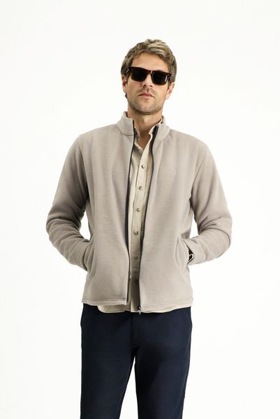 KIGILI Fleecepullover Fleece-Sweatshirt mit halblangem Reißverschluss günstig online kaufen