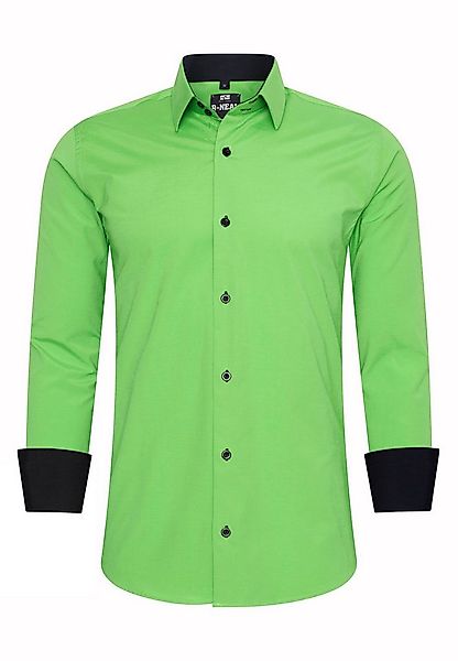 R-NEAL Businesshemd Herren Kontrast Hemd "R-NEAL" Hochzeit-Hemd Slim Fit St günstig online kaufen