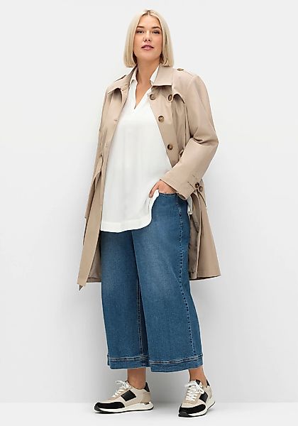 Sheego Klassische Bluse Tunika Langarm günstig online kaufen