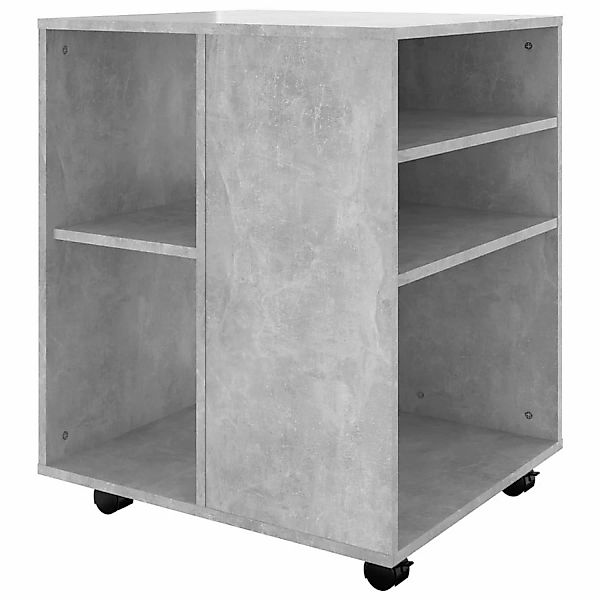 vidaXL Aktenschrank Rollschrank Betongrau 60x53x72 cm Spanplatte günstig online kaufen