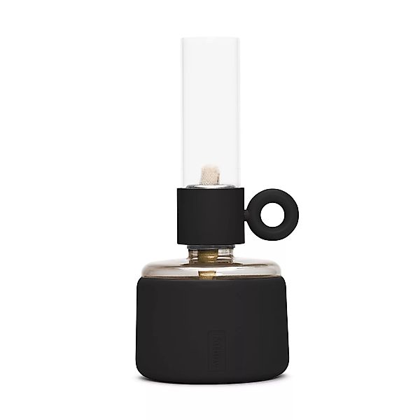 Öllampe Flamtastique XS plastikmaterial grau schwarz / Für den Außenbereich günstig online kaufen