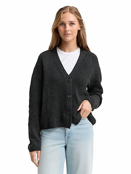 TOM TAILOR Denim Cardigan mit V-Ausschnitt günstig online kaufen