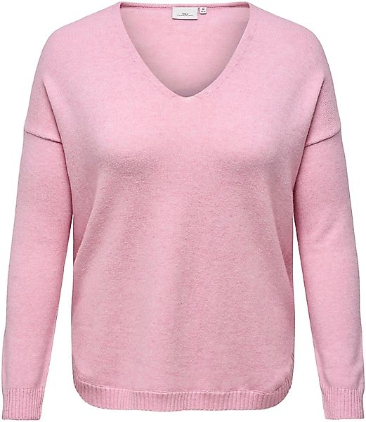 ONLY CARMAKOMA V-Ausschnitt-Pullover "CARMARGARETA LS PULLOVER KNT NOOS" Vi günstig online kaufen