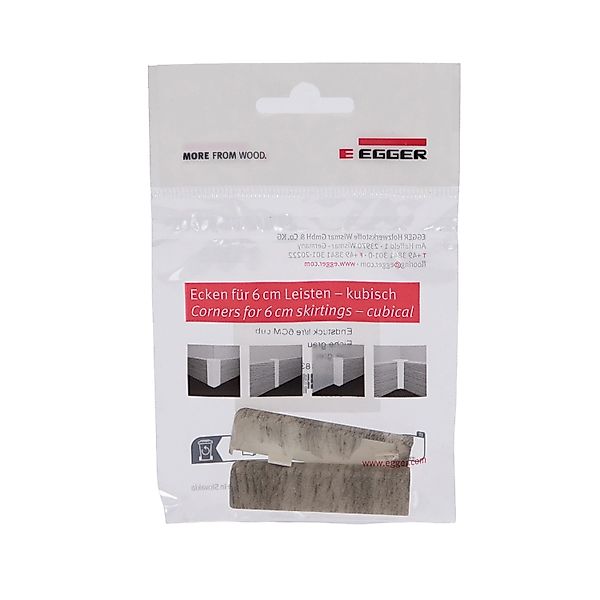 Egger Endstück 6 cm Eiche Grau 2 Stück günstig online kaufen