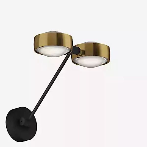 Occhio Sento Parete Doppio 30 Up D Wandleuchte LED, Kopf bronze/Body schwar günstig online kaufen