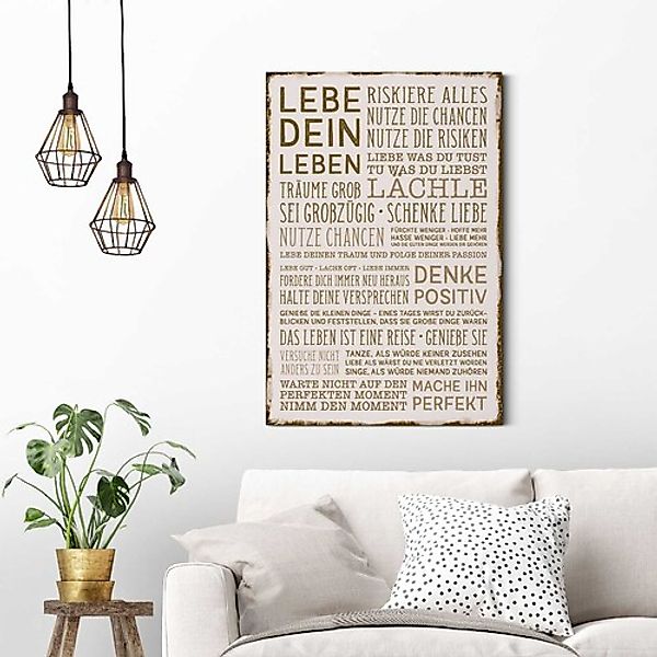 Reinders Deco-Panel "Denke positiv" günstig online kaufen