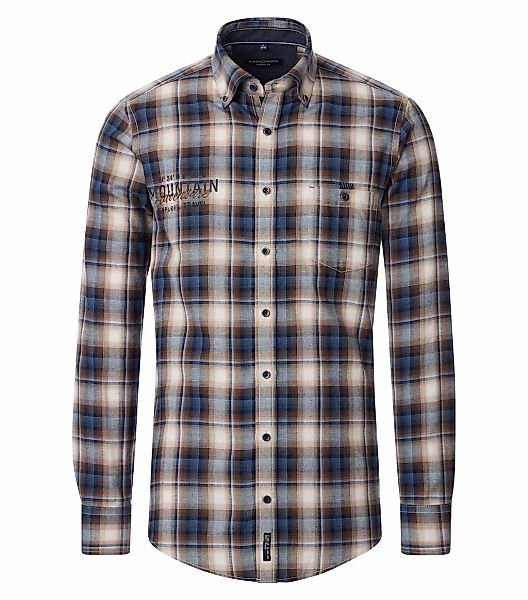CASAMODA Flanellhemd "CASAMODA Flanellhemd kariert" günstig online kaufen