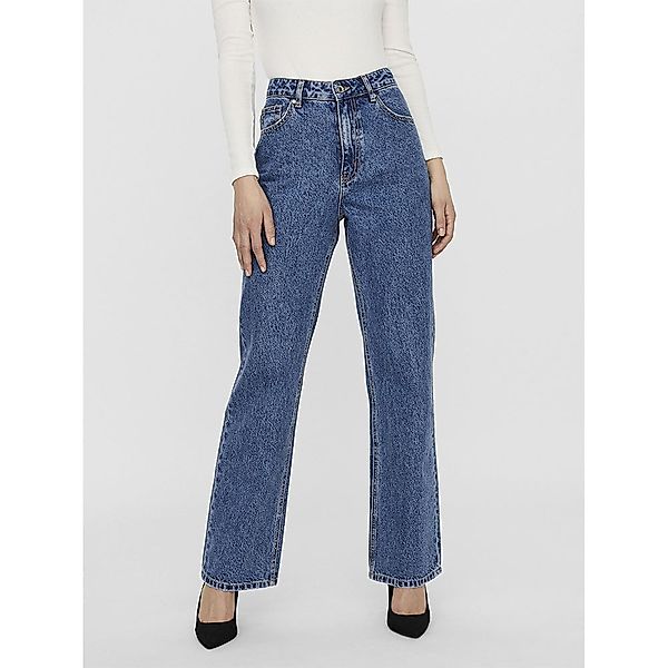 Vero Moda Kithy Hr Loose Straight Jeans 29 Medium Blue Denim günstig online kaufen
