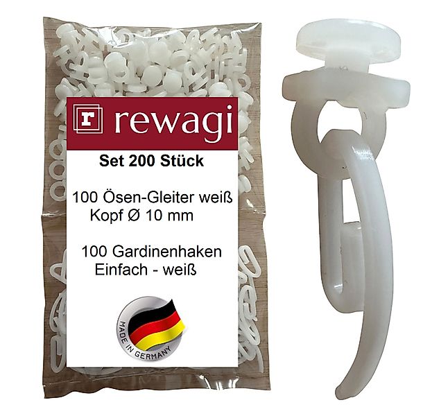 rewagi Gardinengleiter rewagi 100 Ösen-Gleiter ZAT günstig online kaufen