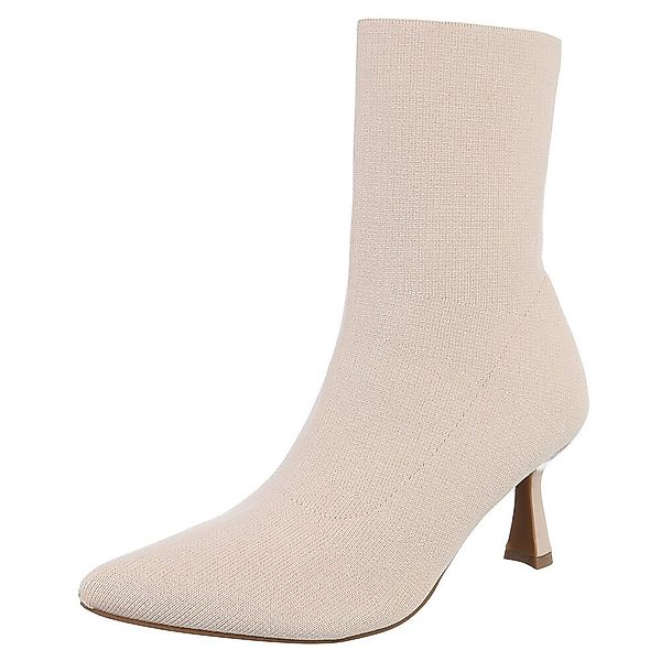 Ital-Design Elegante Stiefelette mit elastischem Obermaterial günstig online kaufen