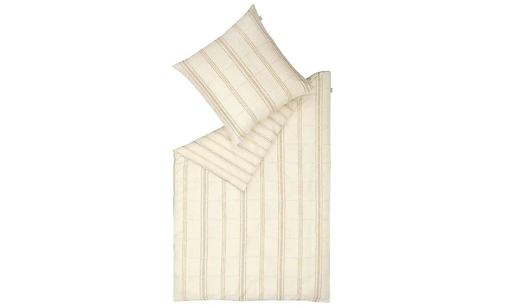 Musterring Satin Wende-Bettwäsche  Square ¦ beige ¦ Maße (cm): B: 135 H: 1, günstig online kaufen
