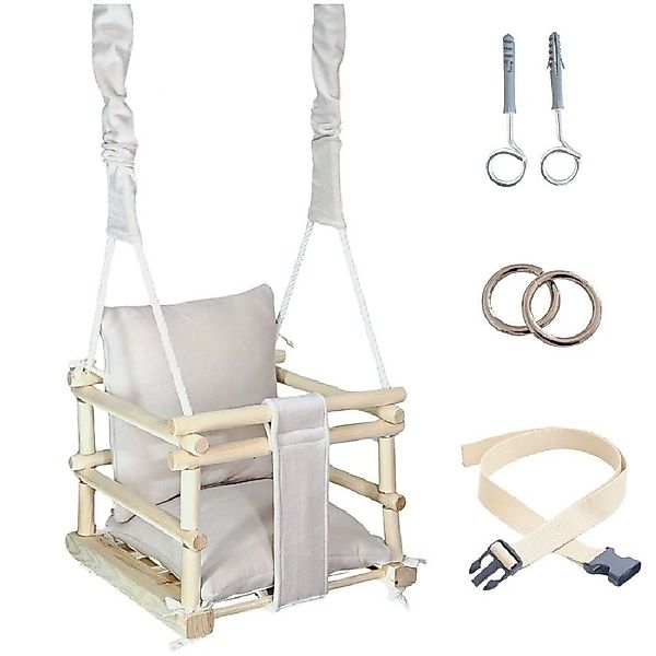 LuMali Babyschaukel Babyschaukel aus Holz - günstig online kaufen