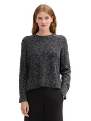 TOM TAILOR V-Ausschnitt-Pullover mit kleinen Schlitzen günstig online kaufen