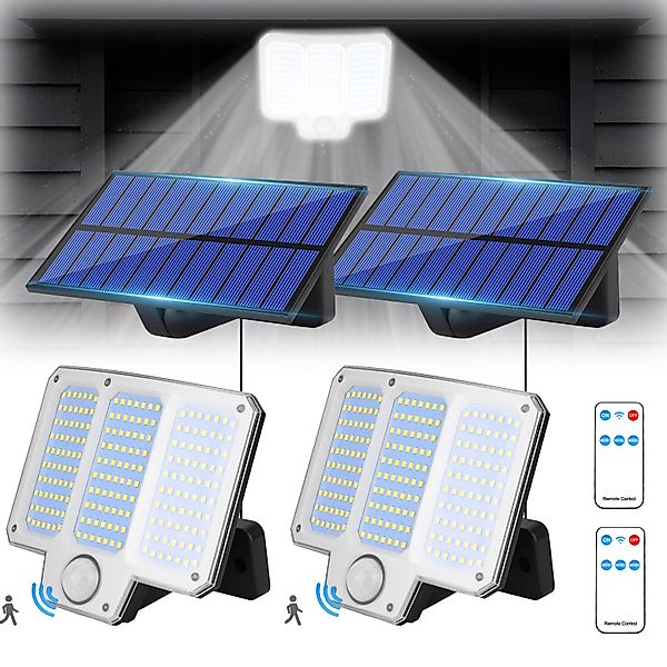 BlingBin LED Solarleuchte 210 LEDs Solar-Außenleuchte günstig online kaufen