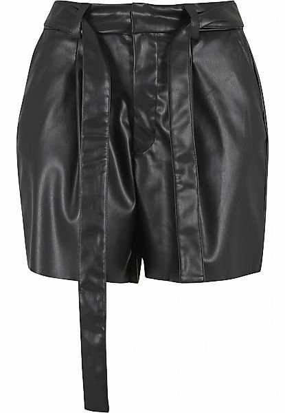 URBAN CLASSICS Shorts "Urban Classics Ladies Synthetic Leather Shorts" günstig online kaufen
