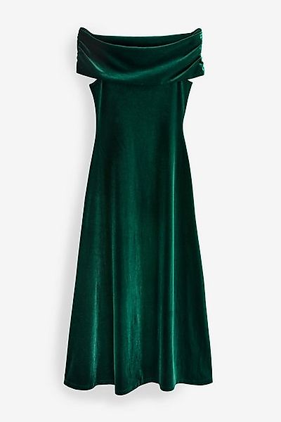 Next Maxikleid Schulterfreies Maxikleid aus Samt günstig online kaufen