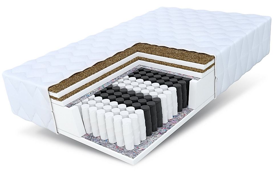 Taschenfederkernmatratze HOME MAX DUO H3 H4 90x200, 140x200, 180x200 cm & w günstig online kaufen