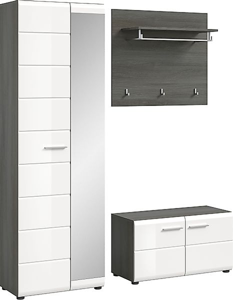INOSIGN Garderoben-Set Rumba, 3-teilig, Breite 155 günstig online kaufen