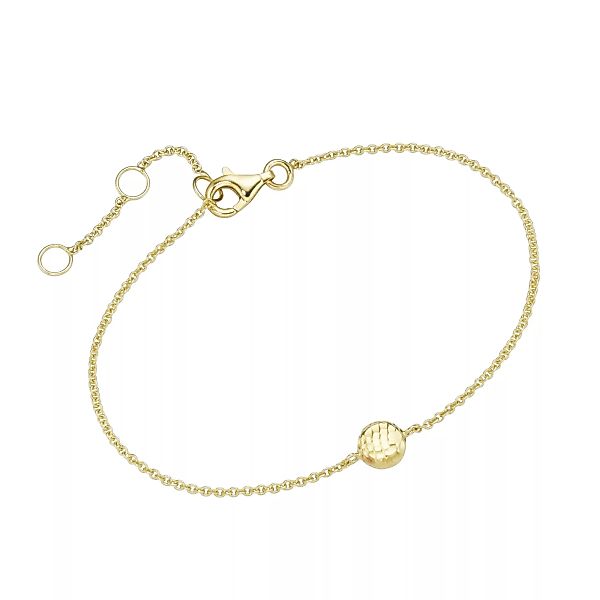 Luigi Merano Armband "Mittelteil rund, diamantiert, Gold 375" günstig online kaufen