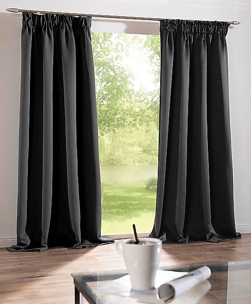 DecoHome24 Gardine Brillant (1 St), Kräuselband, blickdicht, Blickdicht günstig online kaufen