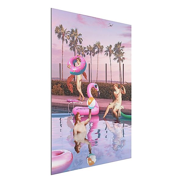 Alu-Dibond Bild - Hochformat 3:4 Pool Party günstig online kaufen