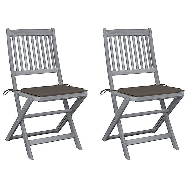 vidaXL Gartenstuhl Klappbare Gartenstühle 2 Stk. günstig online kaufen