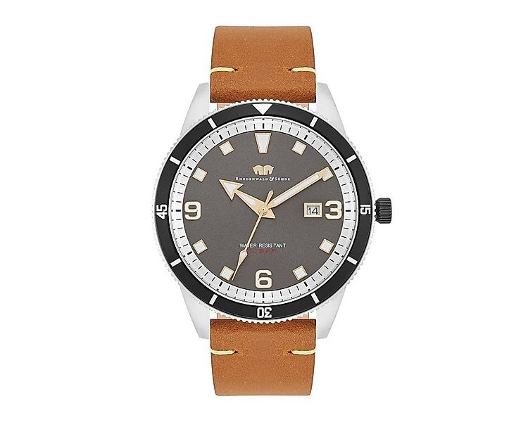Rhodenwald & Söhne Quarzuhr Vintage II braun, mit Quarzwerk günstig online kaufen
