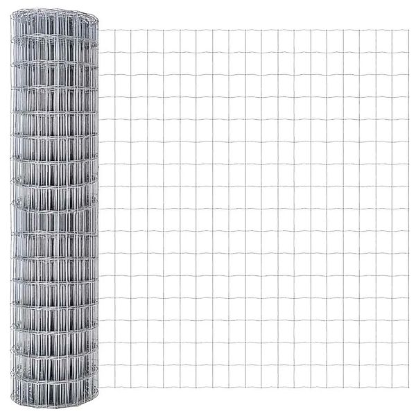 vidaXL Eurozaun 1 x 10 m PVC-beschichtetes Eisen 42004741 günstig online kaufen