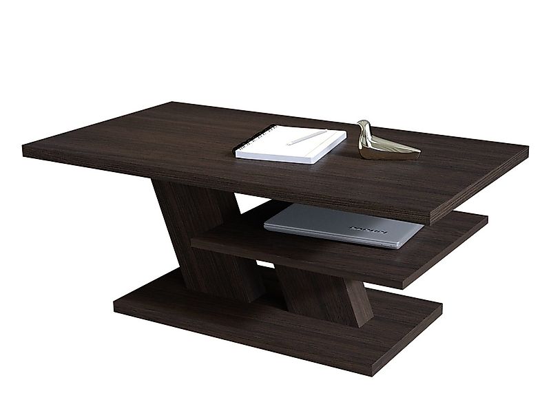 Mazzoni Couchtisch Cliff Walnuss Wenge Tisch günstig online kaufen