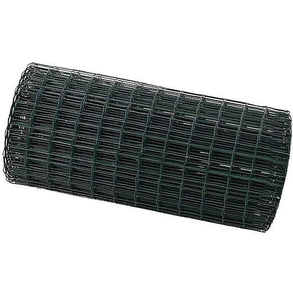 vidaXL Eurozaun Grün 0,8 x 10 m PVC-beschichtetes Eisen 42004332 günstig online kaufen