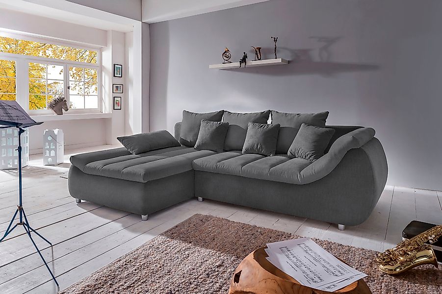 INOSIGN Ecksofa Imola elegant und bequem, günstig online kaufen