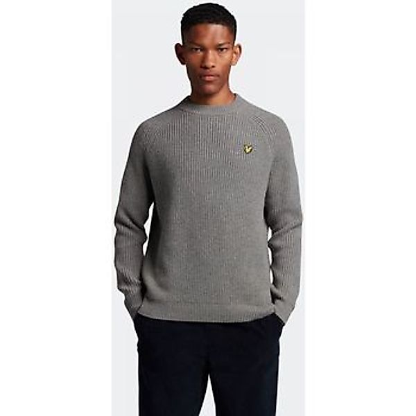 Lyle & Scott  Pullover KN1701V SHAKER STITCH-T28 MID GREY MARL günstig online kaufen