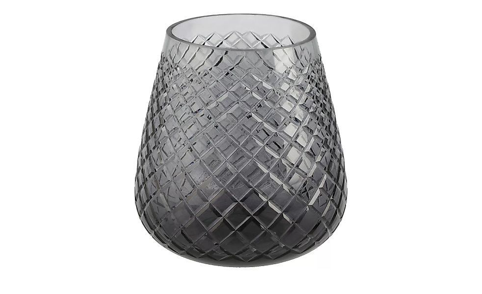 Windlicht - grau - Glas - 15 cm - Sconto günstig online kaufen