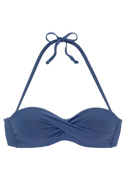 s.Oliver Bügel-Bandeau-Bikini-Top "Rome" in Wickeloptik günstig online kaufen