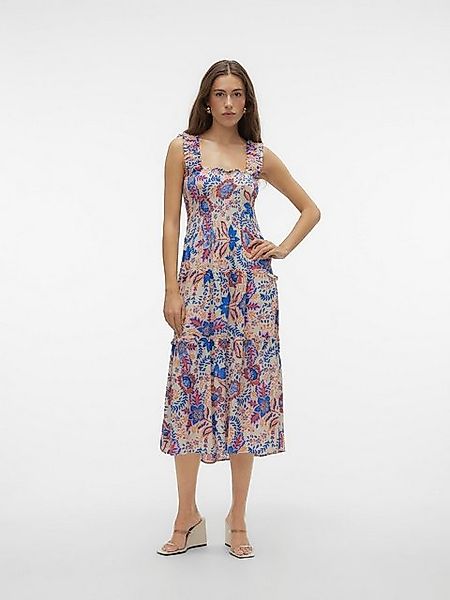 Vero Moda Sommerkleid VMMENNY SL SMOCK CALF DRESS WVN GA günstig online kaufen