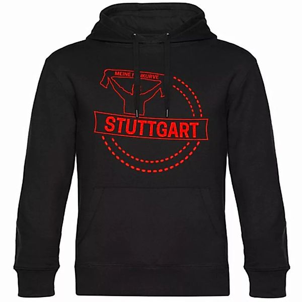 multifanshop Kapuzensweatshirt Stuttgart - Meine Fankurve - Pullover günstig online kaufen