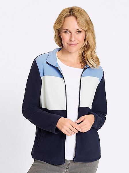 Sieh an! Shirtjacke Fleece-Jacke Langarm günstig online kaufen