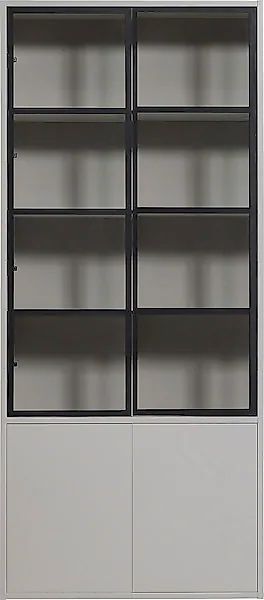 WOOOD Vitrine "Basic", mit vier Türen, Breite 101 cm günstig online kaufen