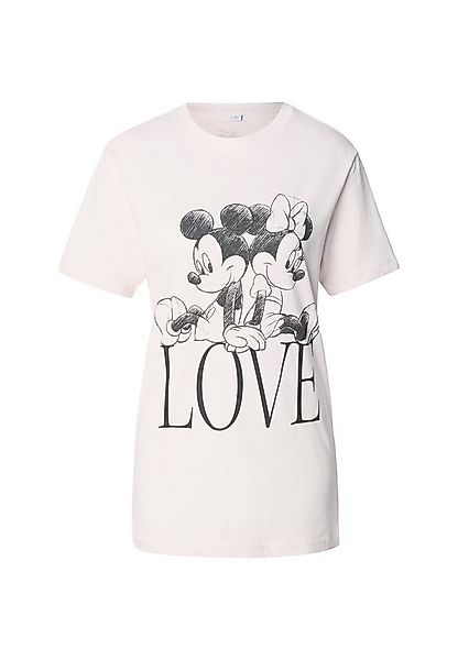 Merchcode Kurzarmshirt Merchcode Damen Ladies Minnie Loves Mickey Tee (1-tl günstig online kaufen