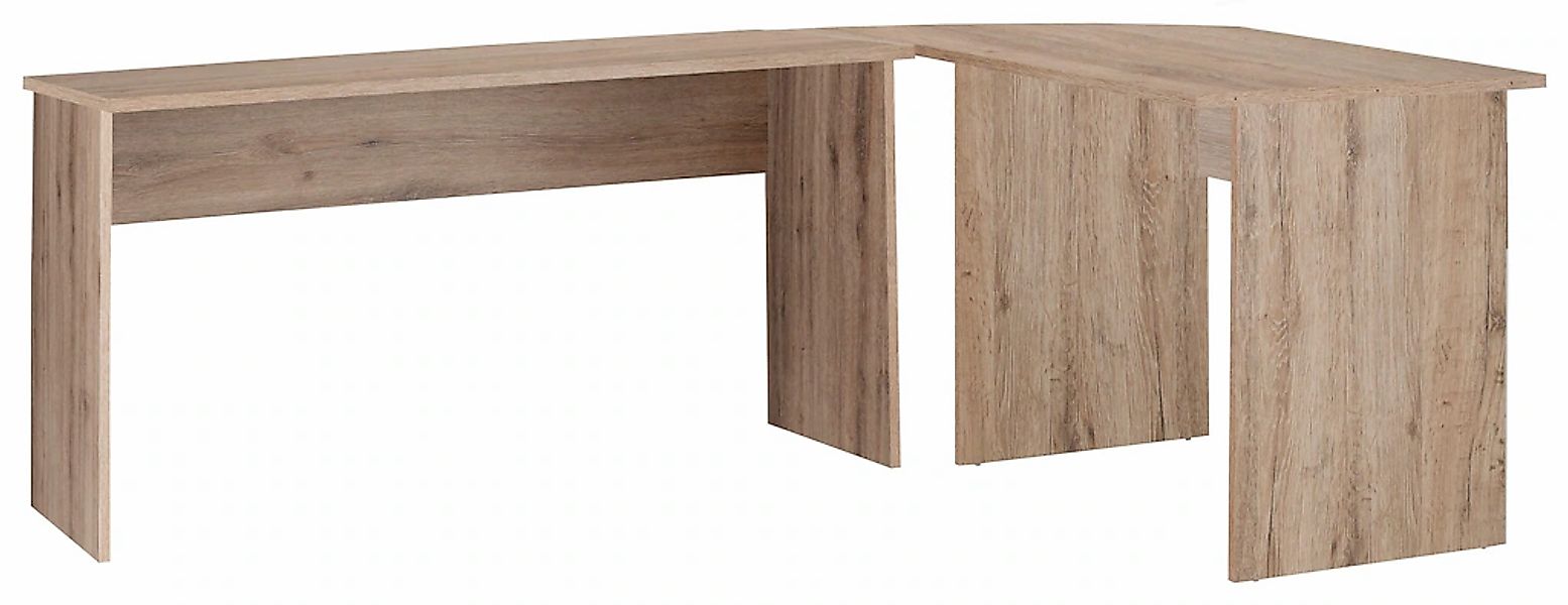 FMD Eckschreibtisch "Tiell" Winkel Schreibtisch, Bürotisch, beidseitig mont günstig online kaufen
