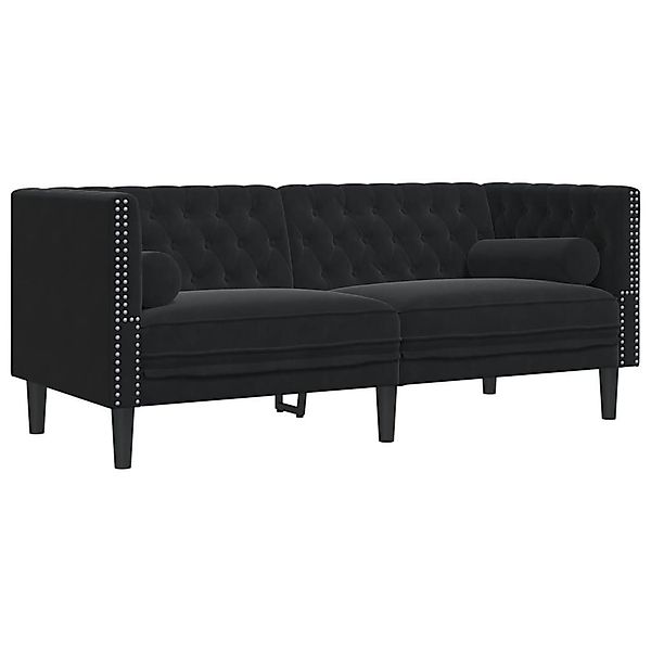 vidaXL Sofa Chesterfield-Sofa mit Nackenrollen 2-Sitzer günstig online kaufen
