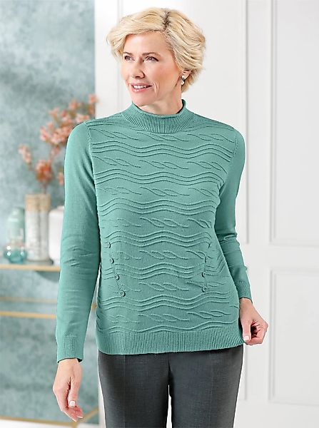Classic Stehkragenpullover "Pullover" günstig online kaufen