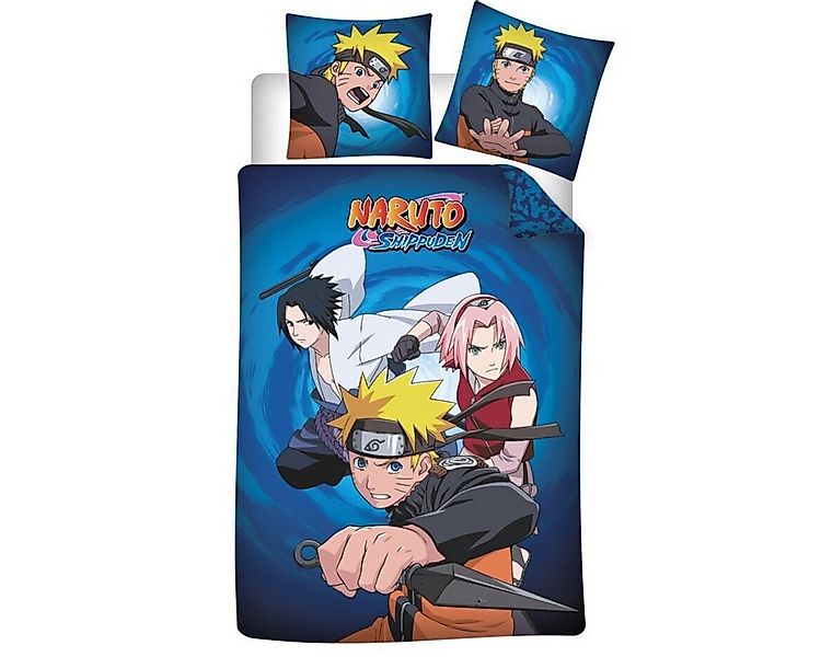 Aymax sprl Bettwäsche Naruto Flanell 135x200 cm + Kissenbezug 80x80 cm günstig online kaufen