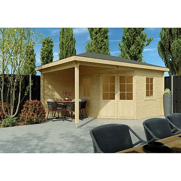 Fjordholz 5-Eck Gartenhaus Modell Evelyn 3B günstig online kaufen